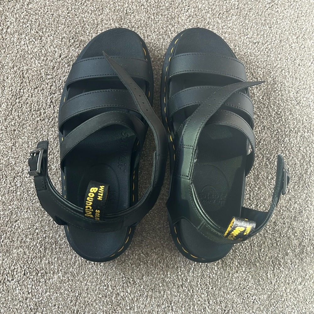 Doc Marten Blaire Hydro Leather Strap Sandals